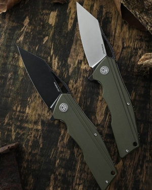 Petrified Fish PFE02 SCOUT Handle Front Flipper Folding knife