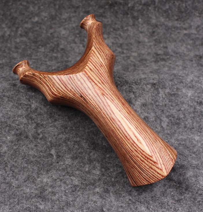 Solid Laminated wood slingshot with solid design - Image 1