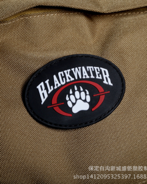 Blackwater PVC 3D velcro patch badge