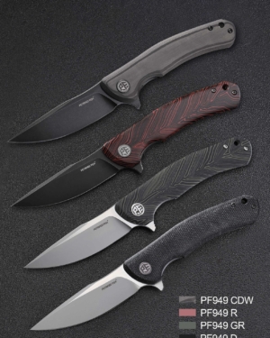 Petrified Fish PF949 Warrior Flipper Knife Carbon Fiber With G10 Handle (90mm K110)