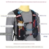 Cross-border 5L marathon off-road bag running bag cycling backpack outdoor water bag backpack men and women cycling bag - Thumbnail Image 3