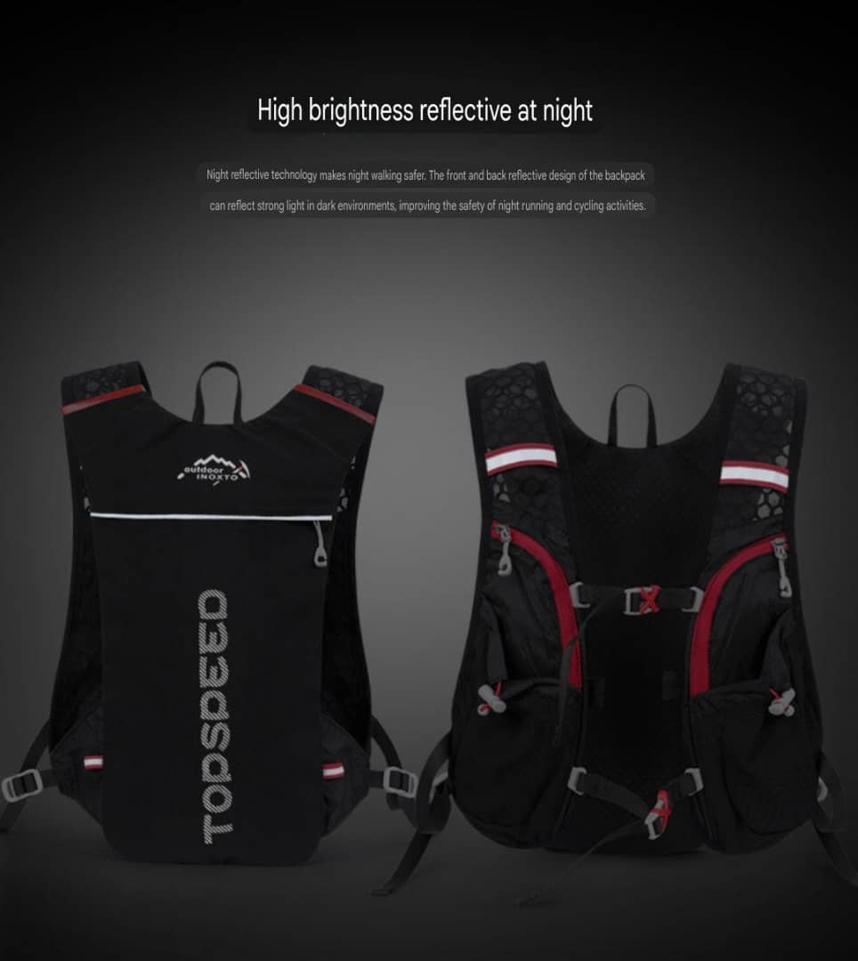 Cross-border 5L marathon off-road bag running bag cycling backpack outdoor water bag backpack men and women cycling bag - Image 2