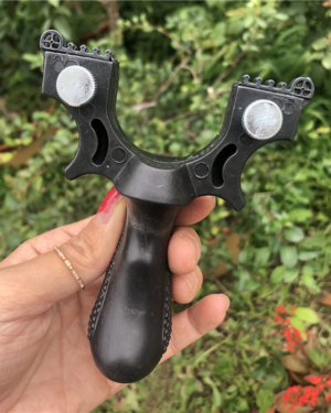 Slingshot 98k flat leather recurve electroplating outdoor dragon chasing