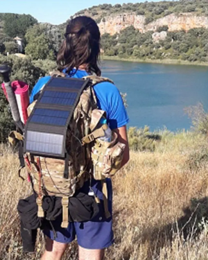 1Pc Portable USB Foldable Solar Panel - Waterproof Folding Solar Panels for Mobile Phone Battery and Tablets Charger PROMOSI AKHIR TAHUN