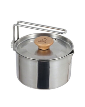 304 stainless steel outdoor kettle 1L portable coffee pot dual-purpose pot camping pot teapot boiling kettle soup pot pot camping picnic outdoor