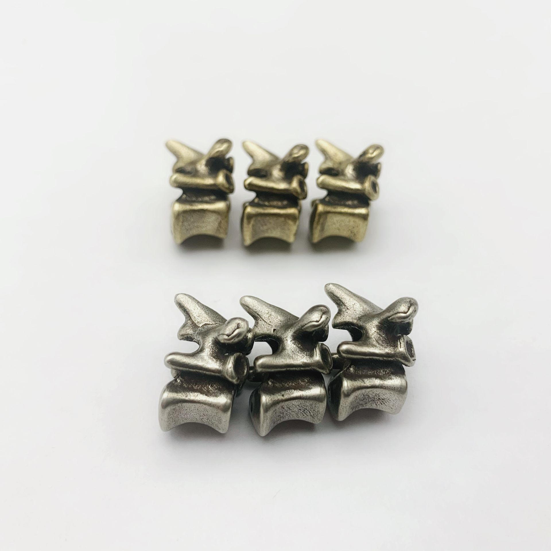 (3pcs) Copper spine knife/slingshot EDC lanyard beads - Image 2