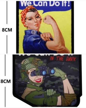 WE CAN DO IT MEDIC 3D PVC VELCRO PATCH/BADGE