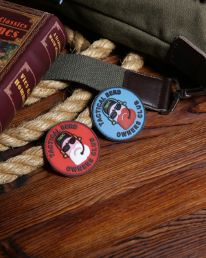 Tactical beard owners club  3D pvc velcro Patch / Badge