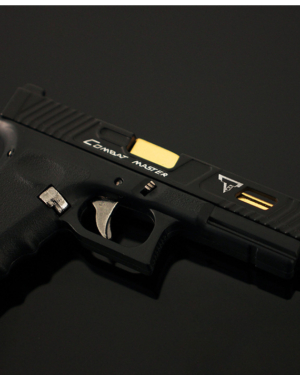 Mini gun pendant 1:3 nylon hand gun model semi-alloy ttiG34 battle master metal keychain