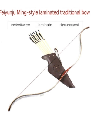 laminated traditional bow Ming soft tip recurve bow