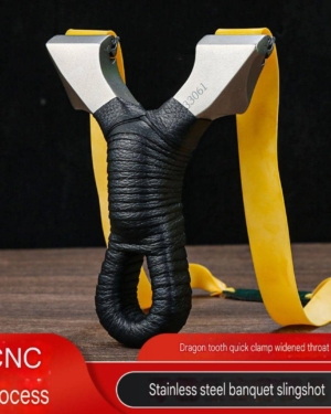 9020 night banquet dragon tooth slingshot quick press clip flat leather actual combat competition free binding flat leather outdoor slingshot night banquet