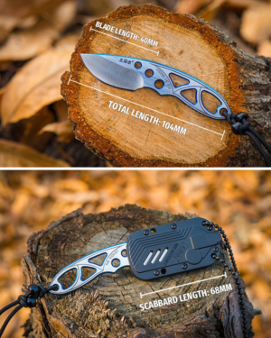 SANRENMU 4101 Pocket Knife 12c27 Outdoors Portable Mini Pocket Camping Edc Rescue Survival Tool Self-defense Straight Knife