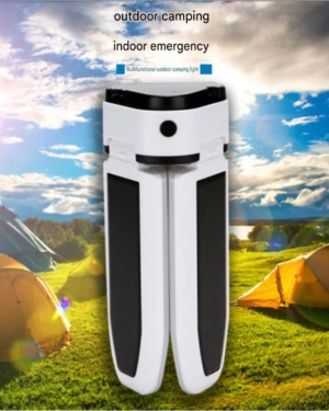 Three Leaf Multifunctional lamp Charging Camping lamp Outdoor USB Camping Supplies Emergency lamp with Magnet Magnet